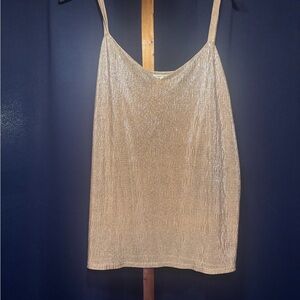 Maurices Gold Shimmer Camisole